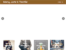 Tablet Screenshot of monyjute.com